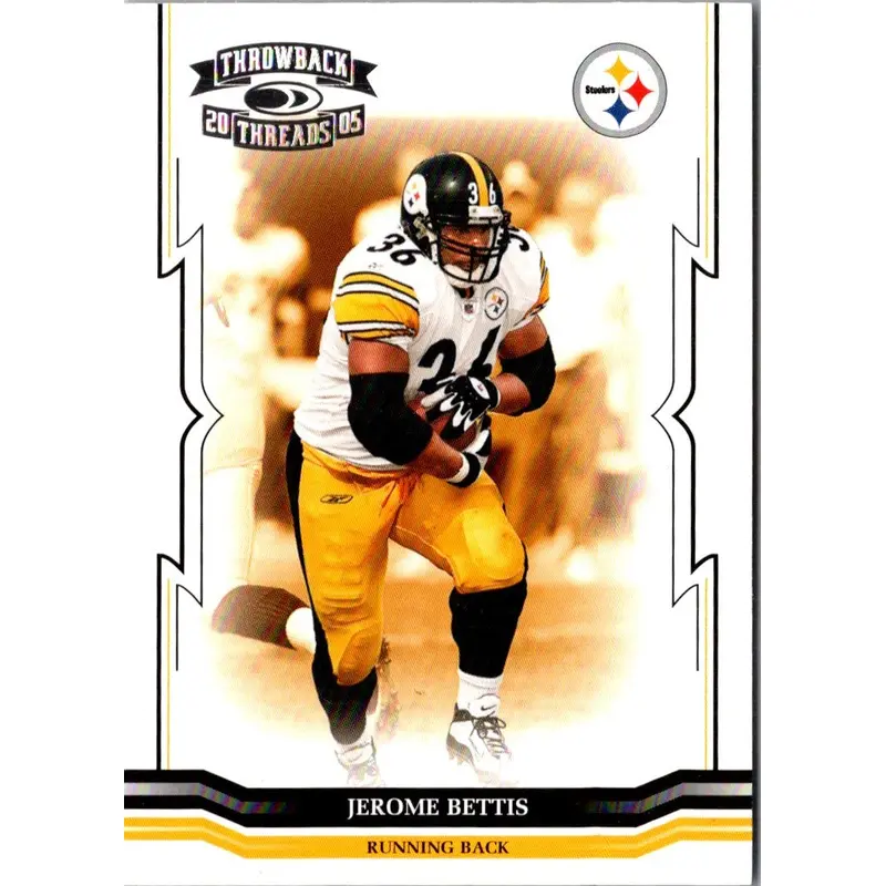 2005 Donruss Throwback Threads Jerome Bettis #119