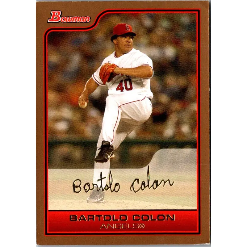 2006 Bowman Gold Bartolo Colon #195