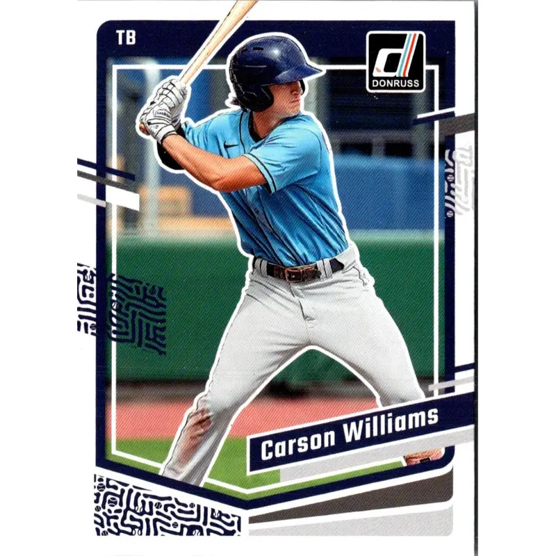 2023 Donruss Holo Blue Carson Williams #115