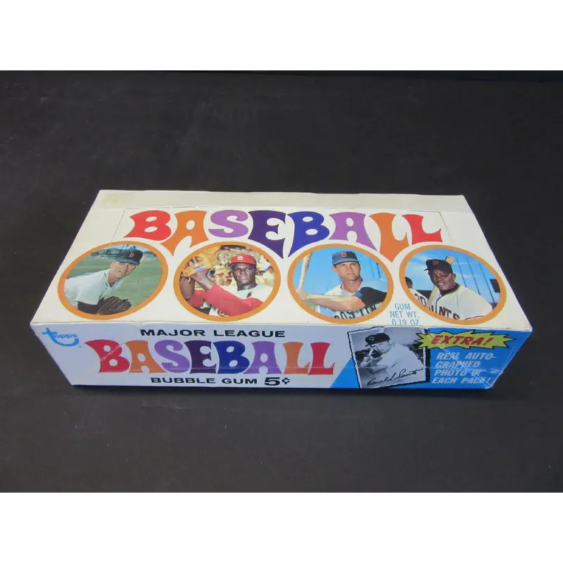 1969 Topps Baseball 5 Cent Empty Display Box (Box 1)