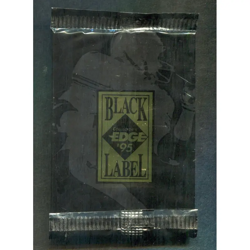 1995 Collector's Edge Black Label Football Unopened Pack (6)