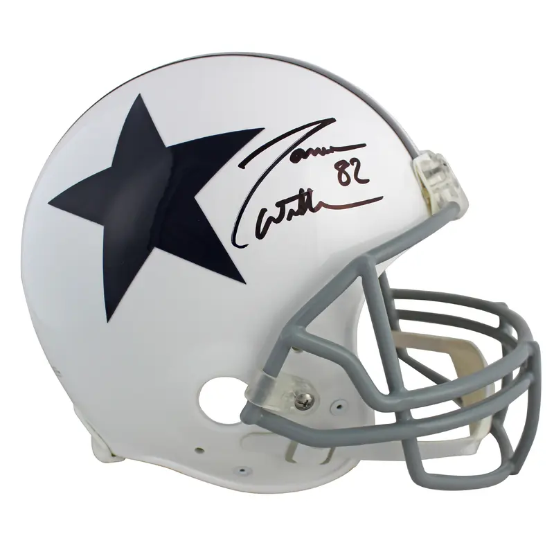 Cowboys Jason Witten Signed White Throwback Proline Full Size Helmet BAS Witness
