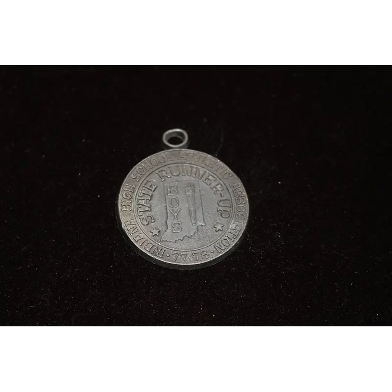 1977-78 Indiana HS Football AA State Runner Up  Medal