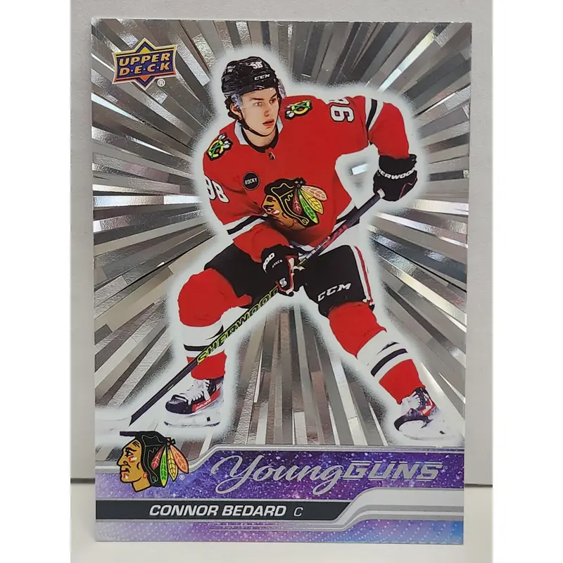 Connor Bedard 2023 Upper Deck Young Guns Silver Outburst #451