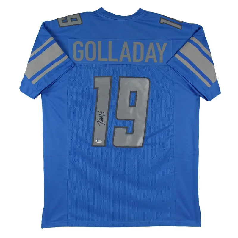 Kenny Golladay Authentic Signed Blue Pro Style Jersey Autographed BAS Witnessed