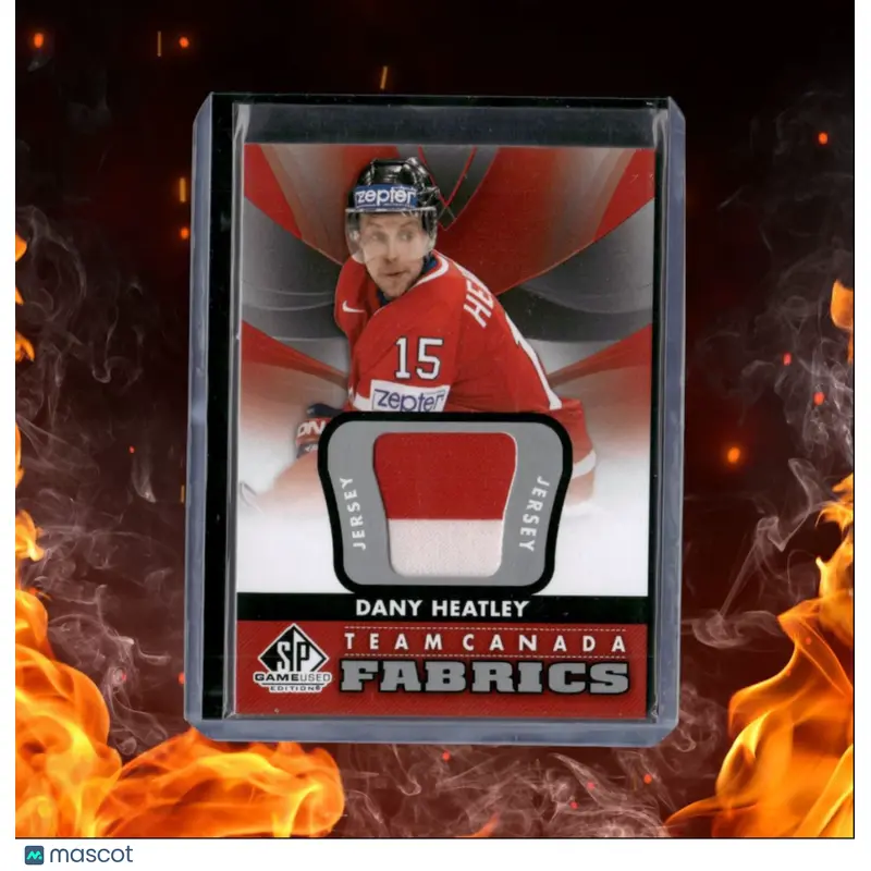 2012-13 SP Game Used Danny Heatley Team Canada Jersey Fabrics #TC-8