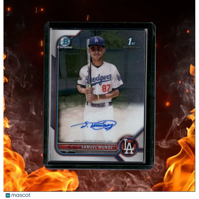 2022 Bowman Chrome Samuel Munoz 1st Prospect Auto #BCP-161
