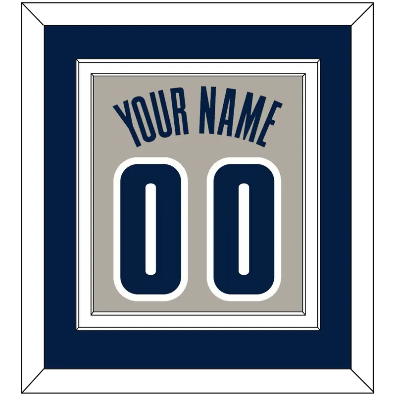Georgetown Basketball Name & Number - Home Gray (1994-1996) - Double Mat 3