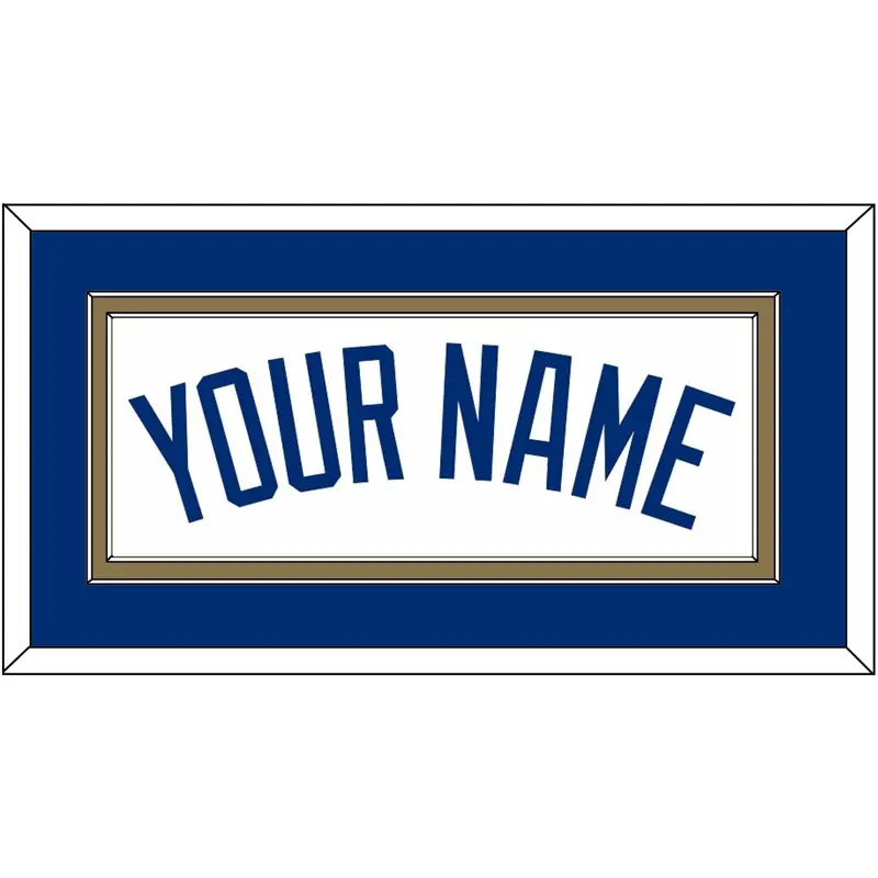 Kansas City Name - Home White - Double Mat 2