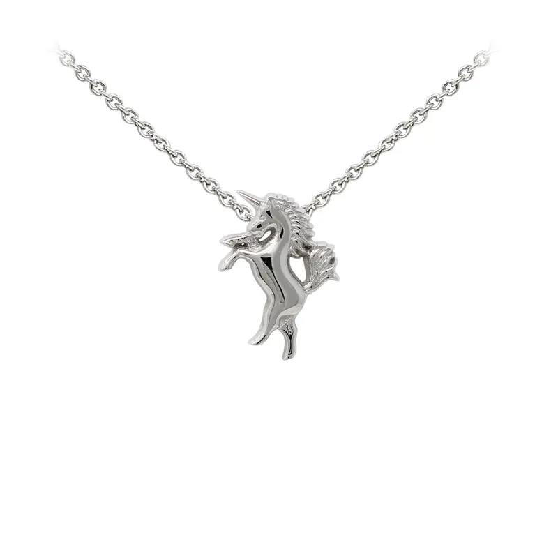 Unicorn Sterling Silver Dainty Necklace