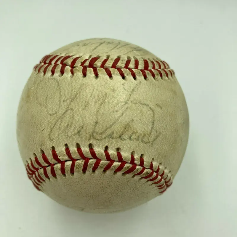 1968 Detroit Tigers World Series Champs Team Signed Baseball Norm Cash