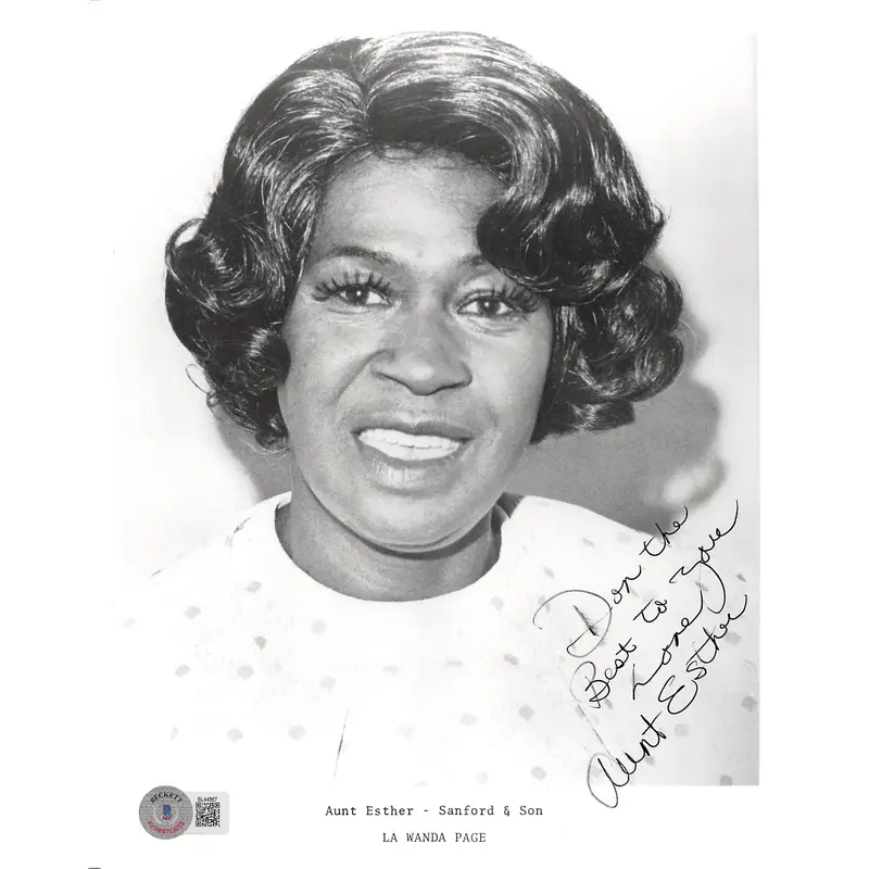 LaWanda Page Sanford and Son Authentic Signed 8x10 Photo BAS #BL44867