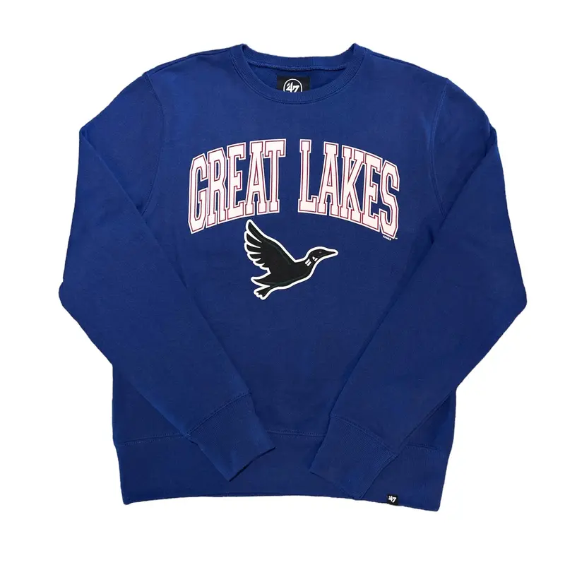 Great Lakes Loons '47 Royal Blue Crewneck
