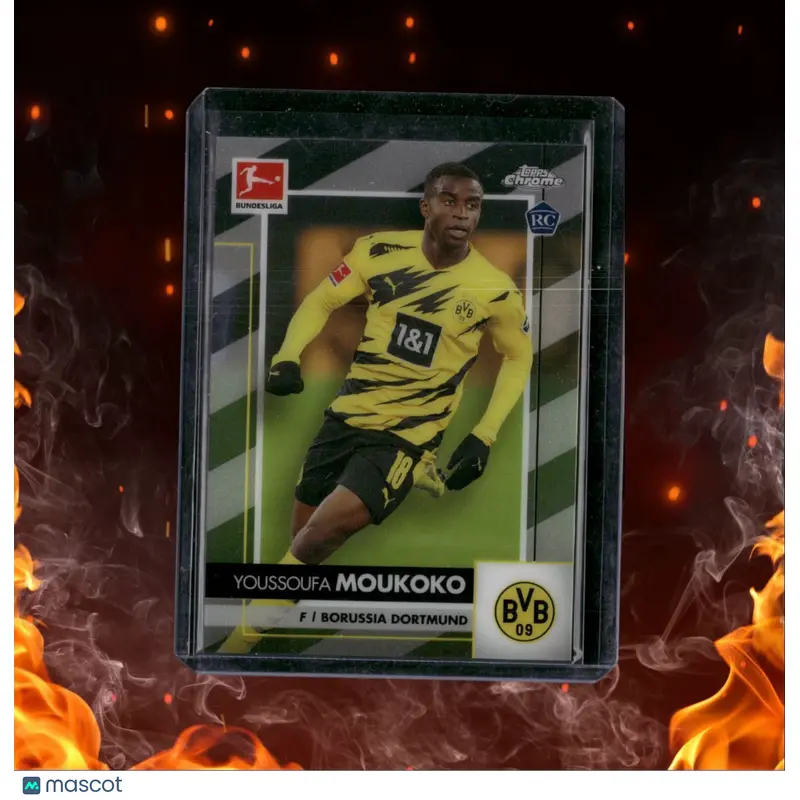 2020 Topps Chrome Youssoufa Moukoko Rookie #29
