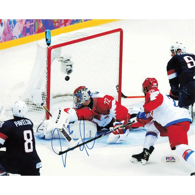 Joe Pavelski signed 8x10 photo PSA/DNA San Jose Sharks Autographed USA