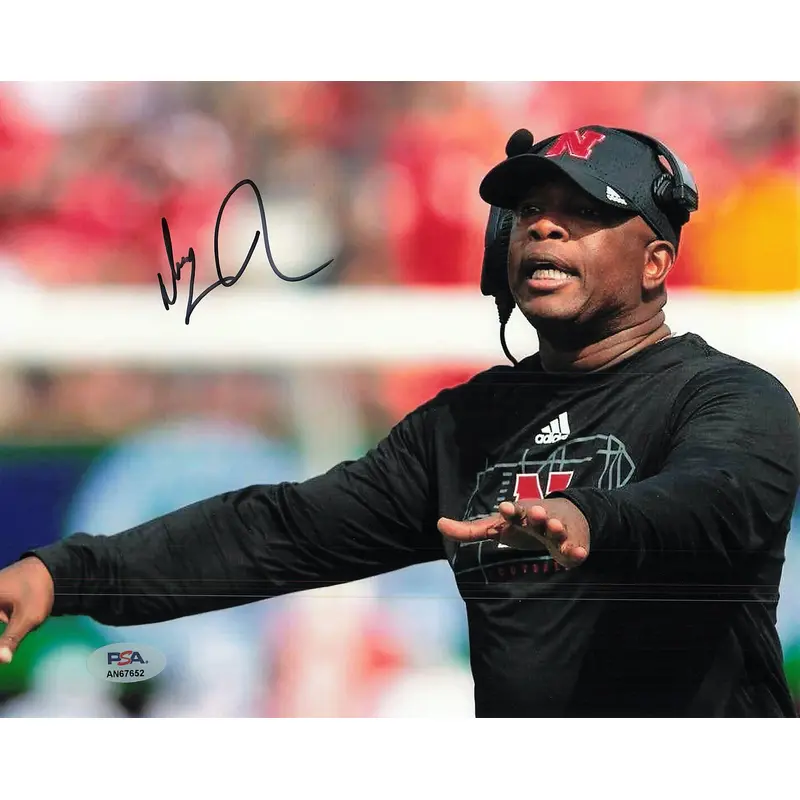 MICKEY JOSEPH signed 8x10 photo PSA/DNA Nebraska Cornhuskers Autographed
