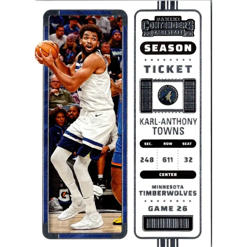 2022 Panini Contenders Season Ticket Karl-Anthony Towns #20
