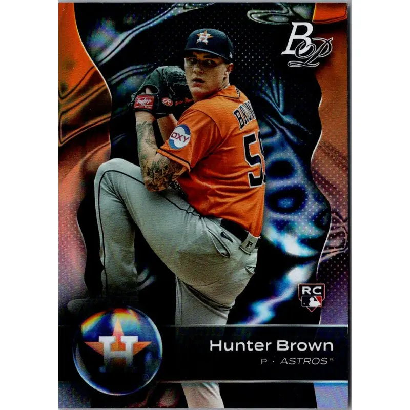 2023 Bowman Platinum Hunter Brown #16 Rookie