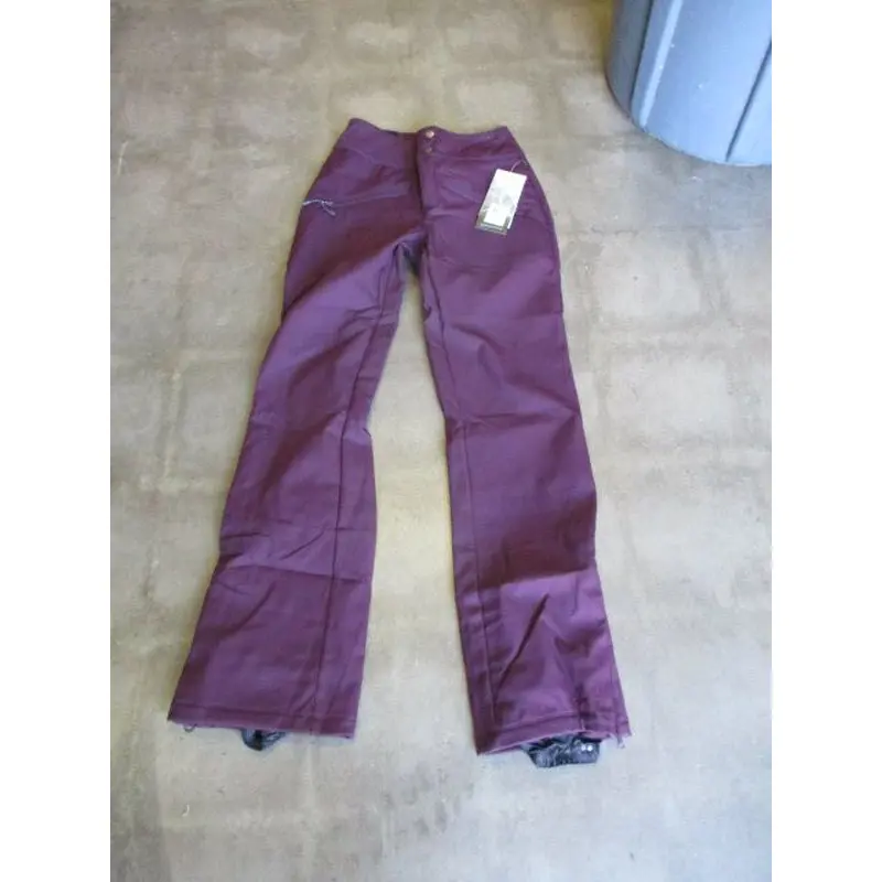 New Pulse Envy Soft Shell Ladies Snow Pants Adult Size Small - Merlot