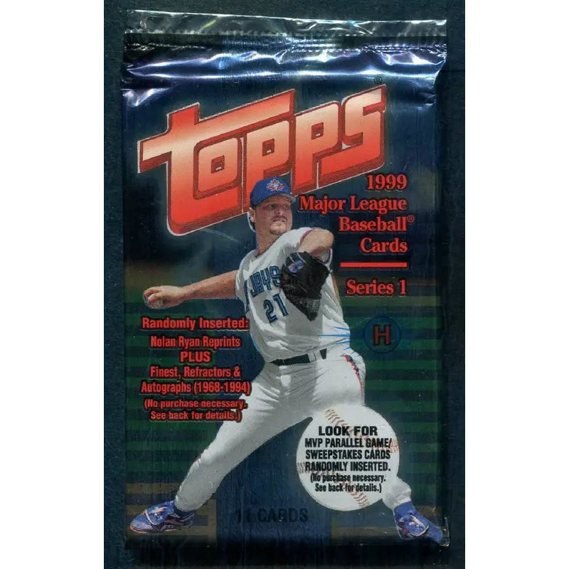 1999 Topps Baseball Unopened Series 1 Pack (Hobby) (11)