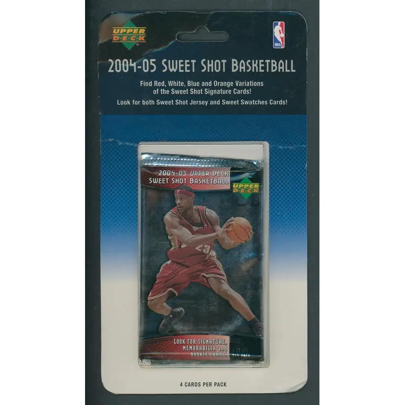 2004/05 Upper Deck Sweet Shot Basketball Unopened Blister Pack