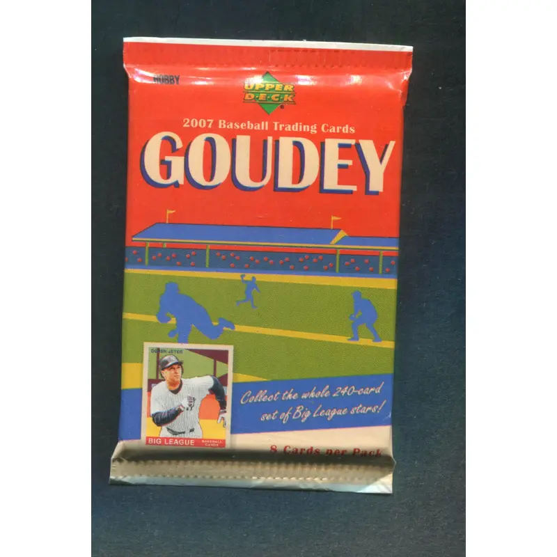 2007 Upper Deck Goudey Baseball Unopened Pack (Hobby) (8)