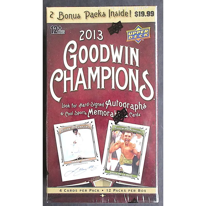 2013 Upper Deck Goodwin Champions Blaster Box (12/4)