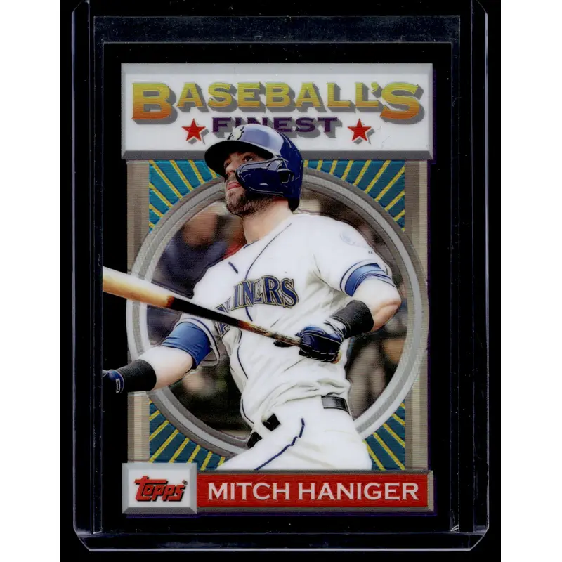 2020 Topps Finest Flashbacks - Black Refractor - Mitch Haniger #178 /25
