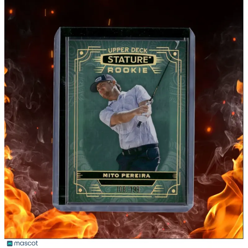 2024 Upper Deck Portfolio Mito Pereira Stature Green Rookie 106/199 #15