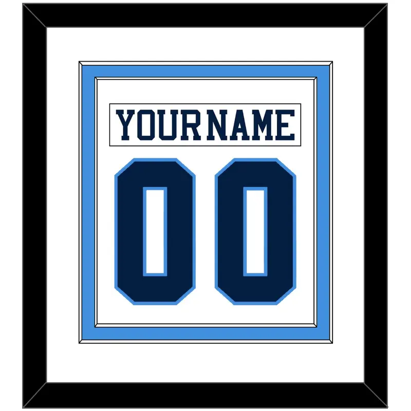 Pittsburgh Nameplate & Number (Back) Combined - Home White (1977-1980) - Double Mat 1