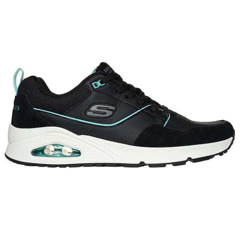 SKECHERS SHOES MEN UNO RETRO ONE 183020 BKLB