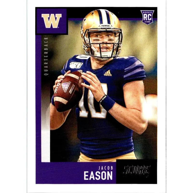 2020 Score Purple Jacob Eason #354