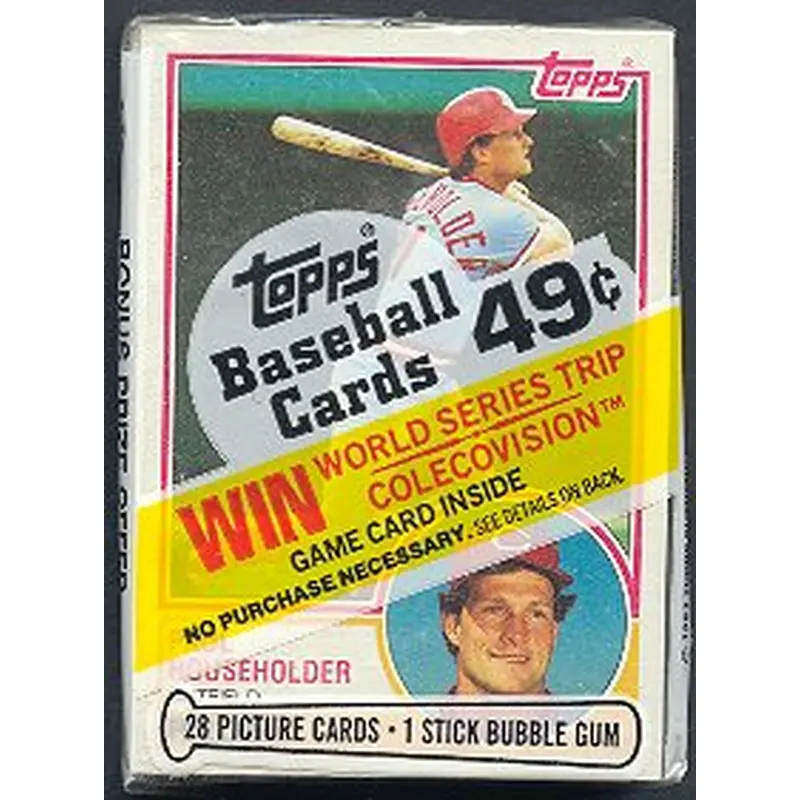 1983 Topps Baseball Unopened Cello Pack