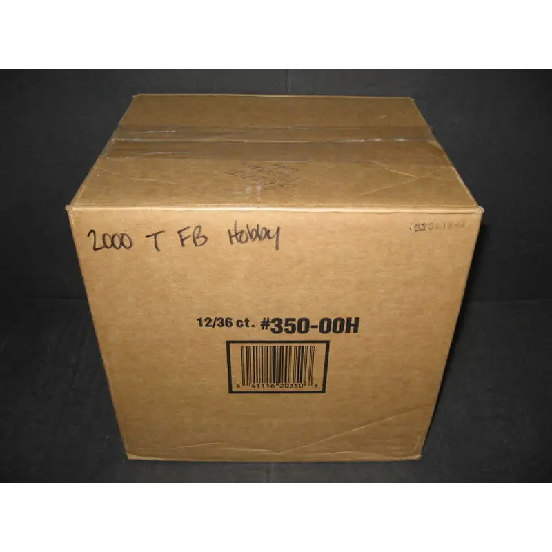 2000 Topps Football Case (Hobby) (12 Box)