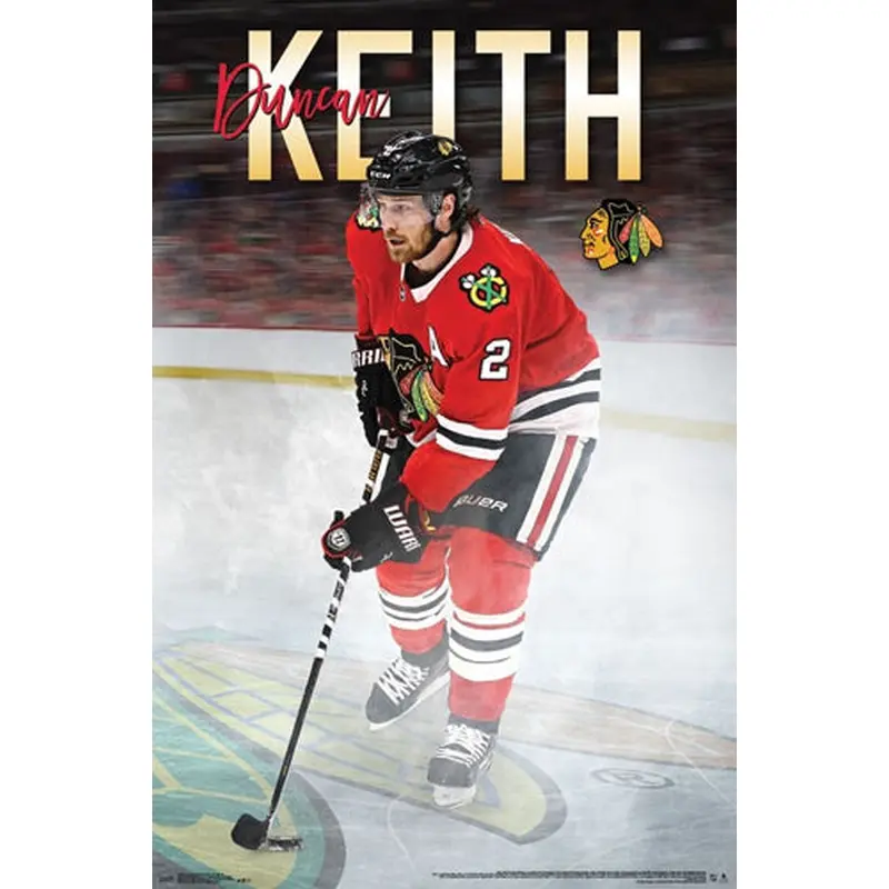 Duncan Keith "Super Defender" Chicago Blackhawks NHL Action Poster - Trends 2017