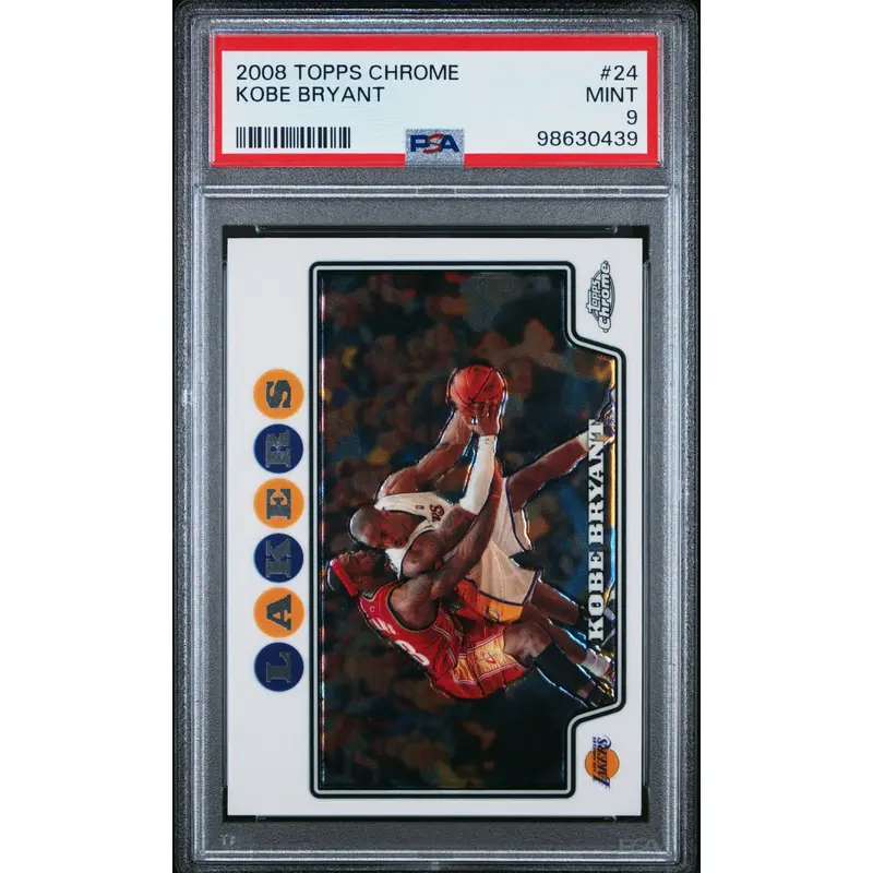Kobe Bryant 2008 Topps Chrome #24 PSA 9 Mint 0439