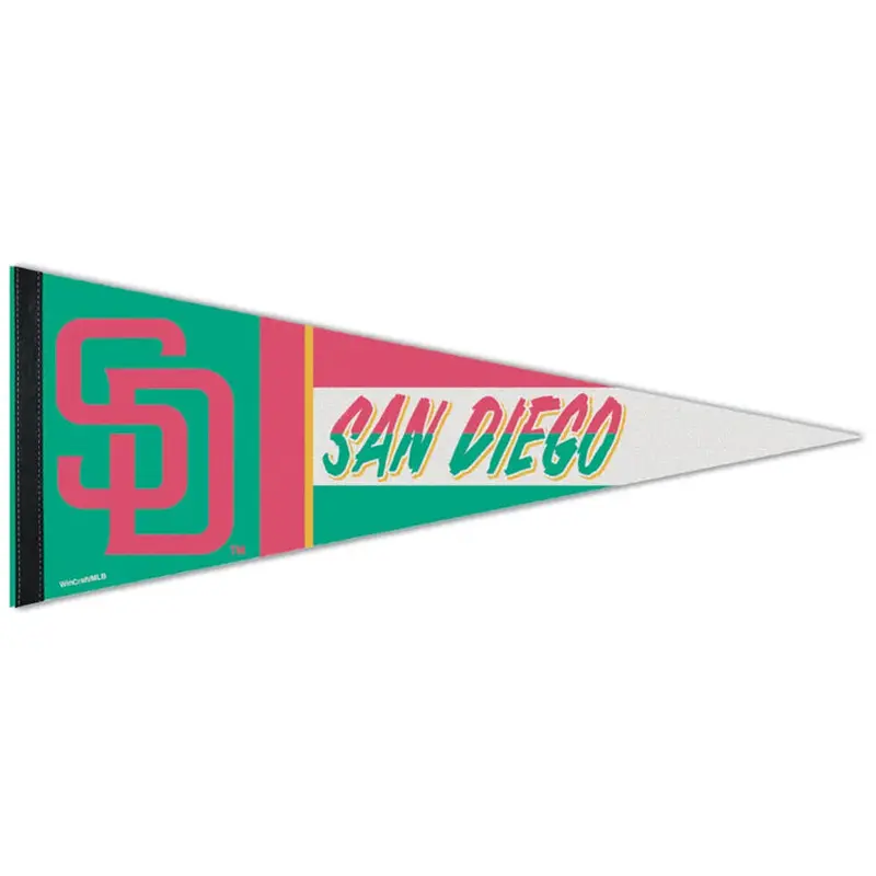 San Diego Padres Official MLB City Connect Style Premium Felt Pennant - Wincraft Inc.