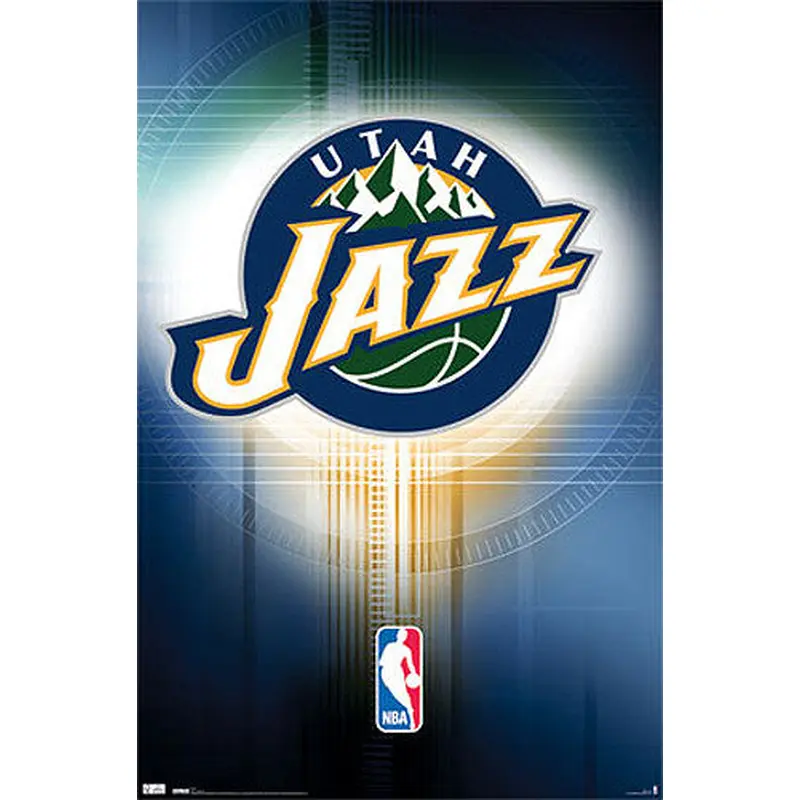 Utah Jazz Official NBA Logo Poster - Costacos Sports