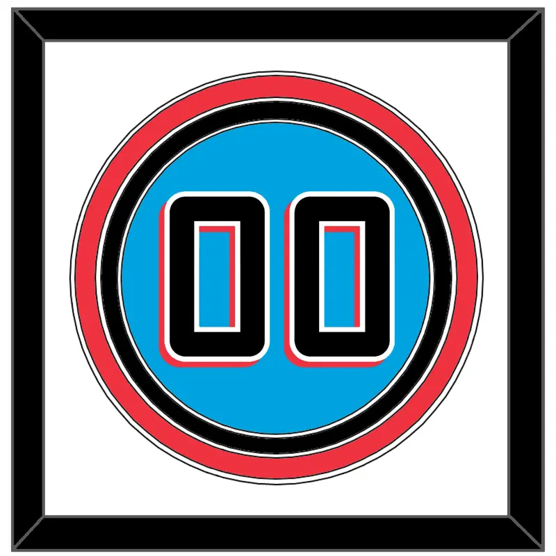 Miami Number - Alternate Blue - Triple Mat 1