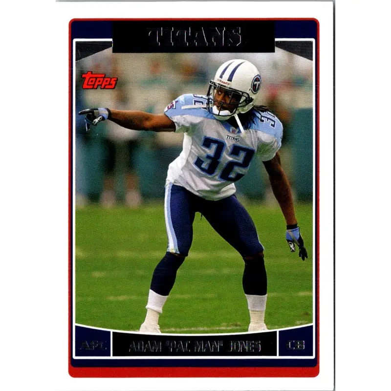 2006 Topps Tennessee Titans Adam Pac Man Jones #TEN6