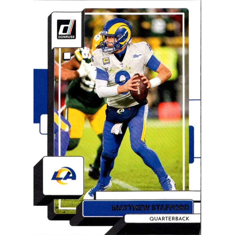 2022 Donruss Blue Press Proof Matthew Stafford #17