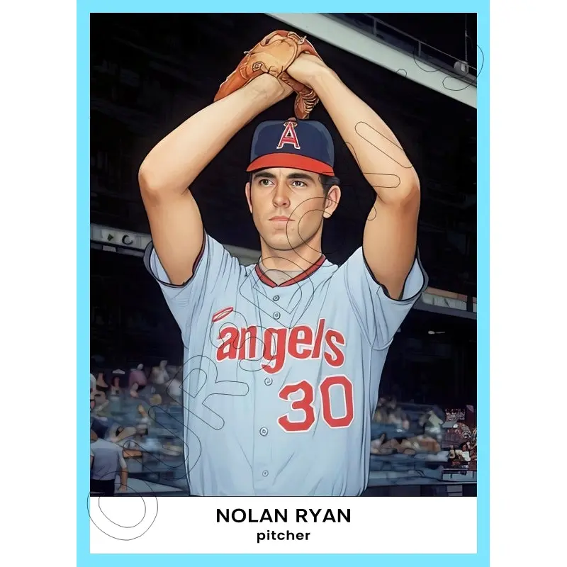 Nolan Ryan 1961 Golden Press Custom Card - 4240