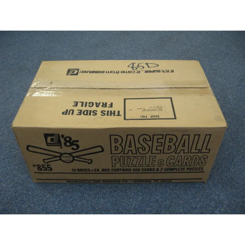 1985 Donruss Baseball Factory Set Case (15 Sets)