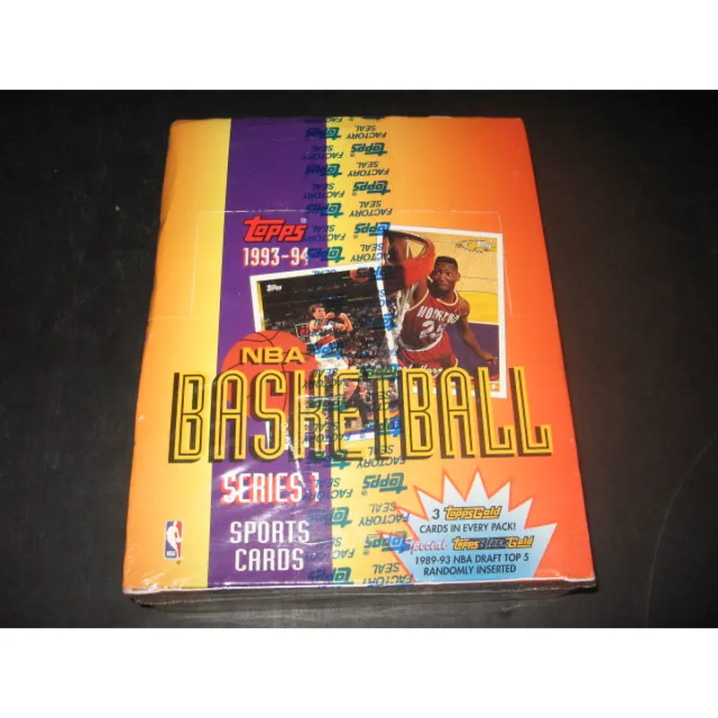 1993/94 Topps Basketball Series 1 Rack Box