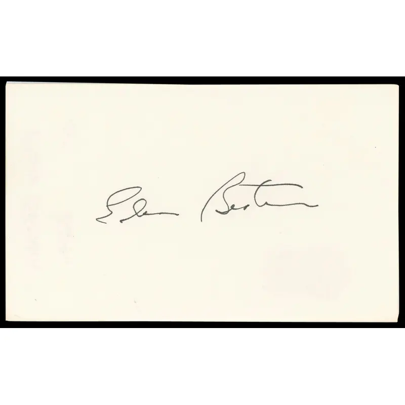 Elmer Bernstein The Magnificent Seven Signed 3x5 Index Card BAS #AD70384