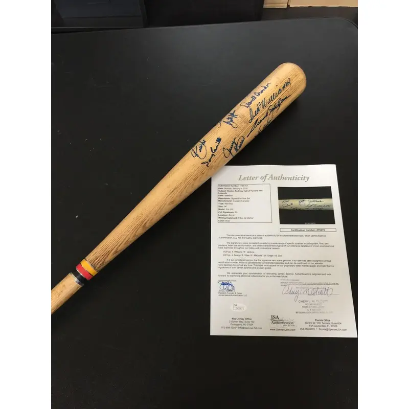 1980's Ted Williams Boston Red Sox Old Timer's Game Signed Game Used Bat JSA COA