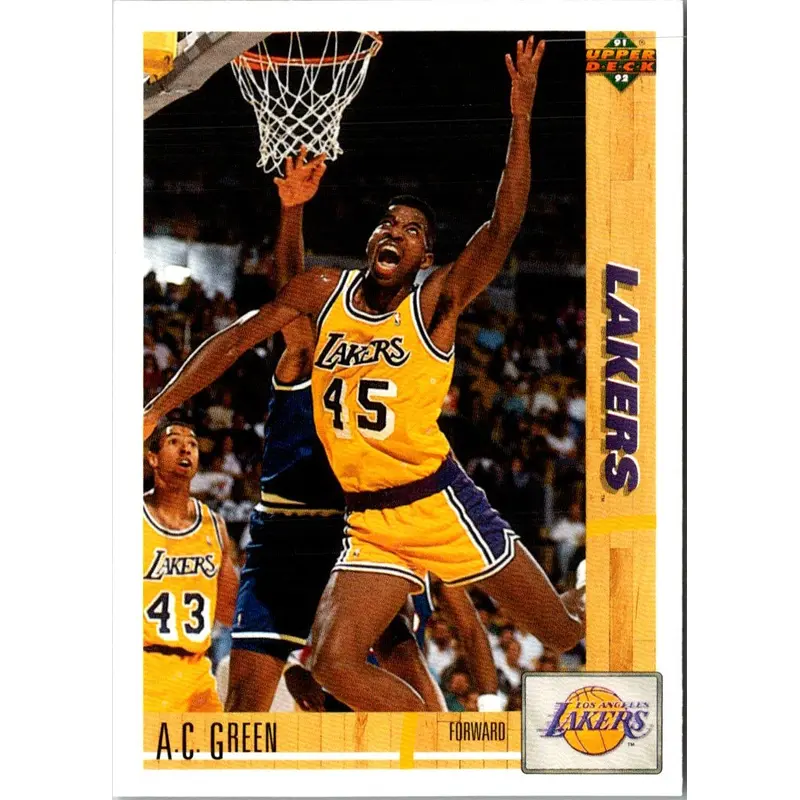 1991 Upper Deck Paris McDonald's Open A.C. Green #M3