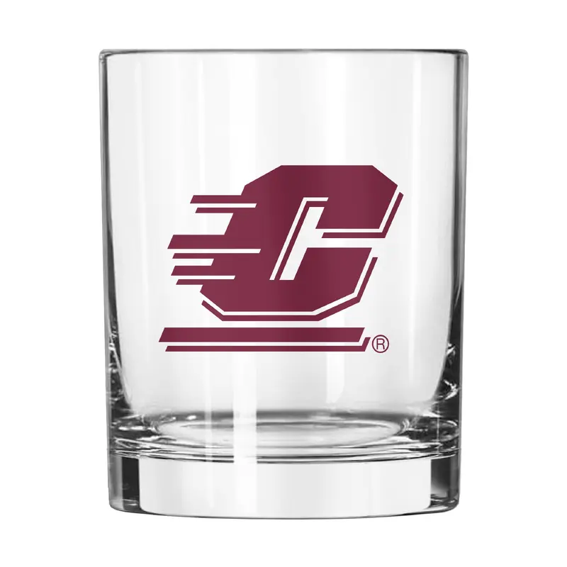 Central Michigan 14oz Gameday Rocks Glass
