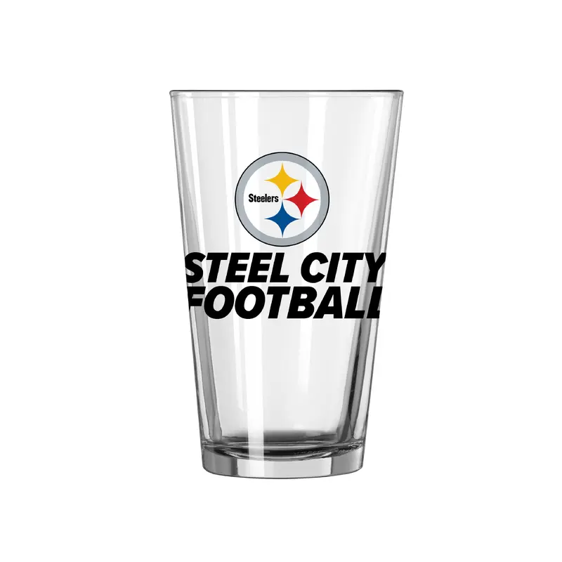 Pittsburgh Steelers 16oz Slogan Pint Glass