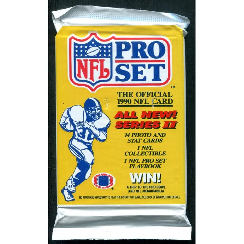 1990 Pro Set Football Unopened Series 2 Pack (14)
